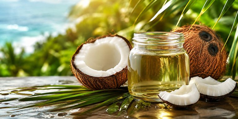 Cold-pressed coconut oil